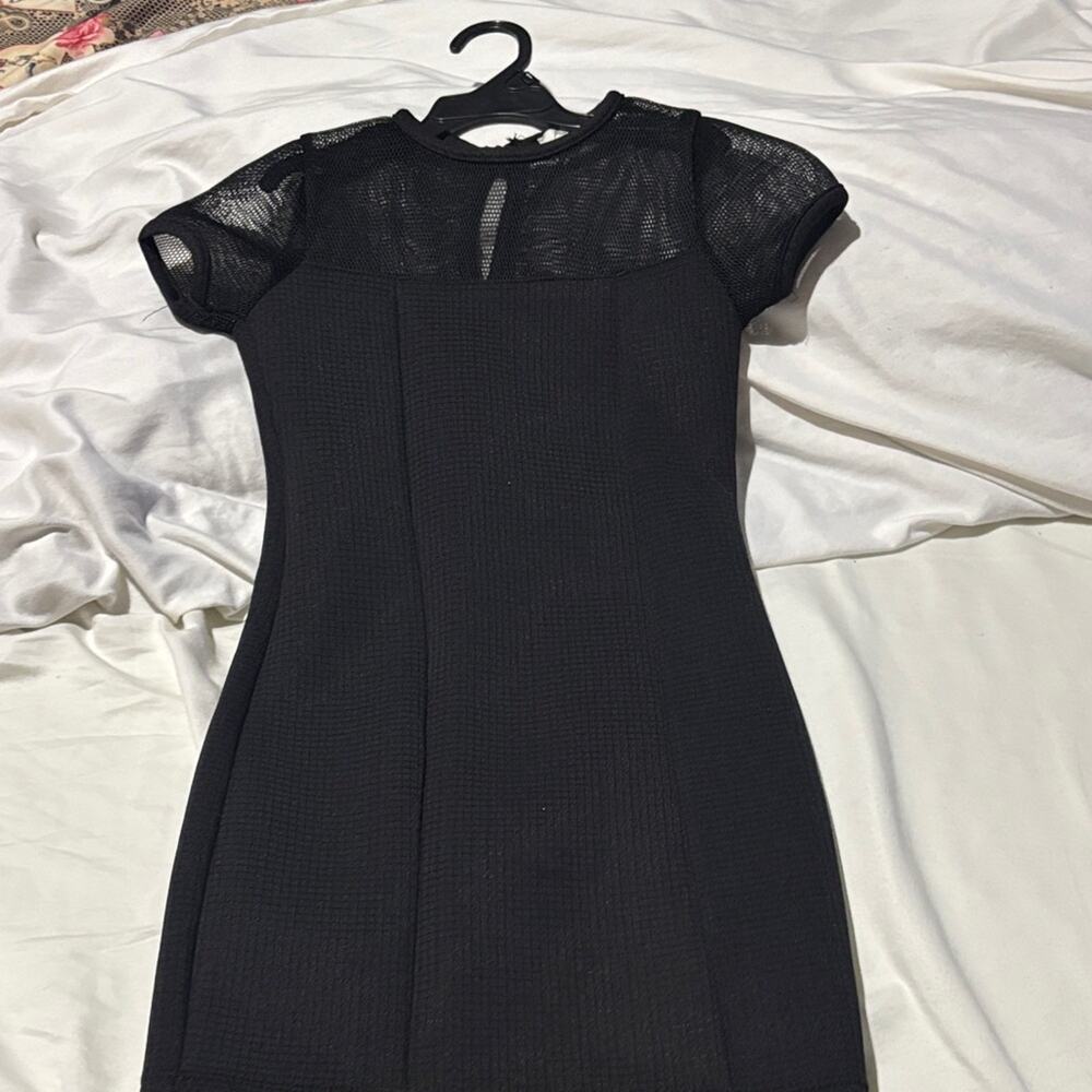 Pinc S Elegant Black Dress girls straight fit nwot polyester spandex blend